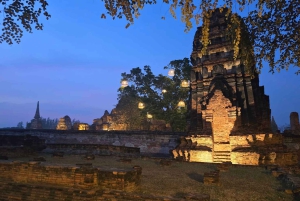 Da Bangkok: Tour pomeridiano della serenità e giro in barca di Ayutthaya