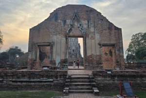 Da Bangkok: Tour pomeridiano della serenità e giro in barca di Ayutthaya
