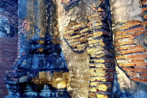 Da Bangkok: Tour pomeridiano della serenità e giro in barca di Ayutthaya