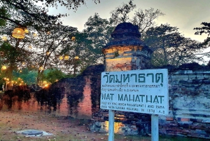 Da Bangkok: Tour pomeridiano della serenità e giro in barca di Ayutthaya