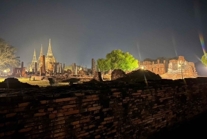 Da Bangkok: Tour pomeridiano della serenità e giro in barca di Ayutthaya