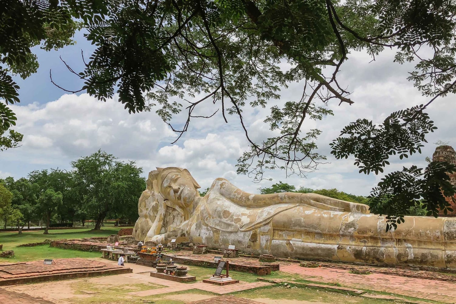 Fra Bangkok: Ayutthaya-dagstur med buss med elvecruise