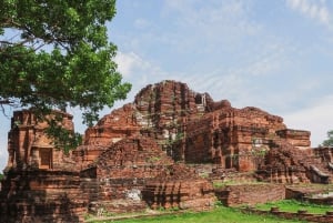 Fra Bangkok: Ayutthaya-dagstur med buss med elvecruise