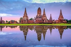 Au départ de Bangkok : Visite d'Ayutthaya + Déjeuner + Guide espagnol