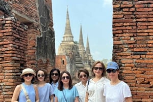 De Bangkok: Patrimônio histórico de Ayutthaya e passeio de barco (privativo)