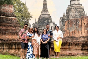 Vanuit Bangkok: Ayutthaya erfgoed & boottocht (privé)