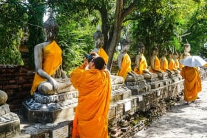 From Bangkok: Ayutthaya Heritage Tour with Sunset Cruise