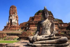 From Bangkok: Ayutthaya Must-Visit Temples with Café