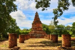 De Bangkok: Templos de Ayutthaya e passeio de barco com almoço
