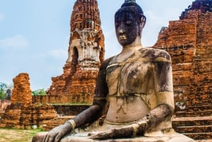 De Bangkok: Templos de Ayutthaya e passeio de barco com almoço