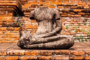 De Bangkok: Templos de Ayutthaya e passeio de barco com almoço