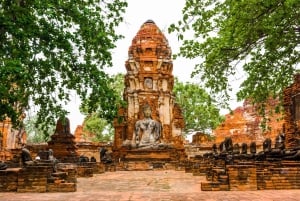 De Bangkok: Templos de Ayutthaya e passeio de barco com almoço
