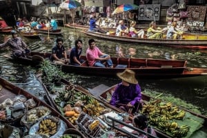 Desde Bangkok: Mercados de Damnoen y Maeklong Traslado privado