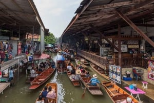 Från Bangkok: Damnoen- och Maeklong-marknaderna Privat transfer