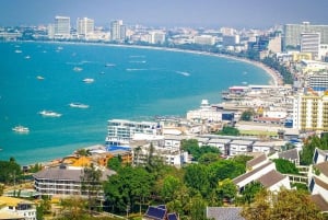 Bangkok: Całodniowa wycieczka z przewodnikiem na wyspę Koh Lan i do Pattayi