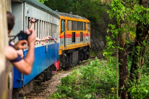 Desde Bangkok: Tour por el Ferrocarril de la Muerte y el Paso del Infierno con almuerzo