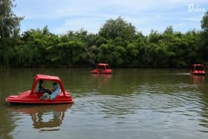 Från Bangkok: Don Wai-marknaden, Wat Samphran och Lotus Café-tur