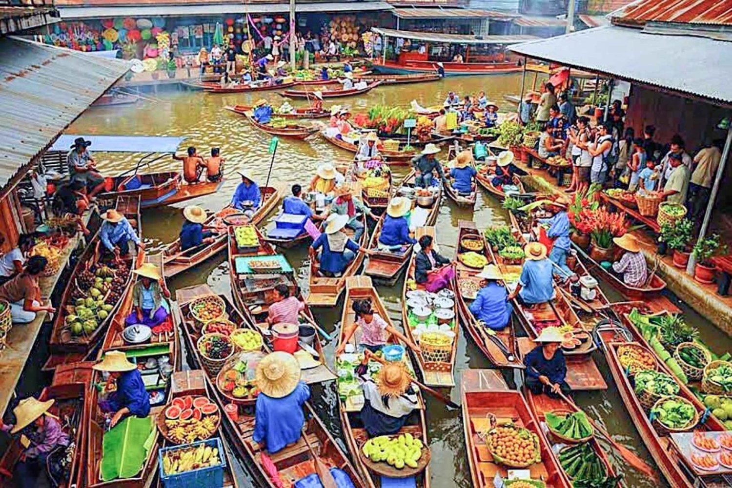 From Bangkok: Markets and Ayutthaya Tour