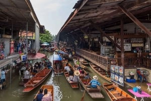 Bangkok: Railway and Floating Market Tour with Dragon Temple