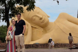 Z Bangkoku: Wycieczka 1-dniowa na pływający targ i do Ayutthaya