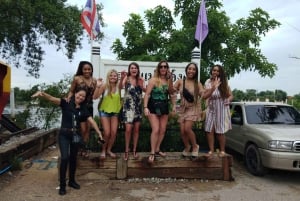 Fra Bangkok: Tur til flydende markeder og jernbanemarkeder og kokosnøddegård