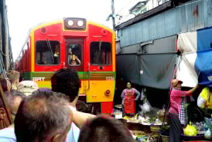 Fra Bangkok: Tur til flydende markeder og jernbanemarkeder og kokosnøddegård