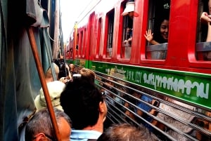 Fra Bangkok: Tur til flydende markeder og jernbanemarkeder og kokosnøddegård