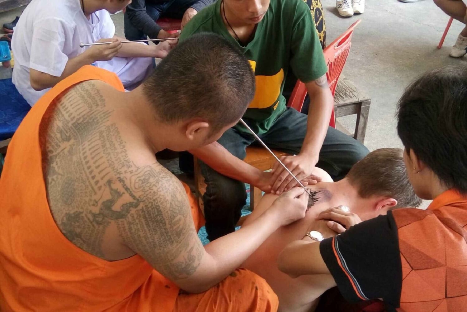 From Bangkok: Holy Tattoo Experience at Wat Bang Phra