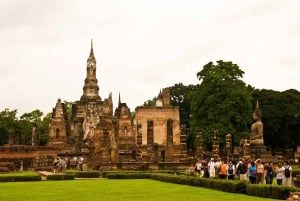 From Bangkok: Iconic Ayutthaya Tour By Rail, Road, and River