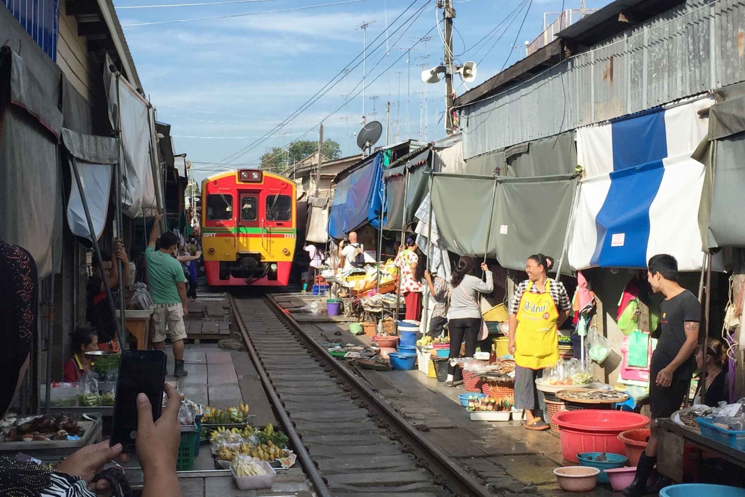 Au départ de Bangkok : Kanchanaburi avec visite du marché flottant
