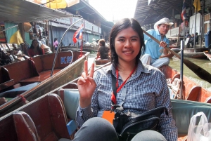 Fra Bangkok: Maeklong Railway og matutflukt til det flytende markedet