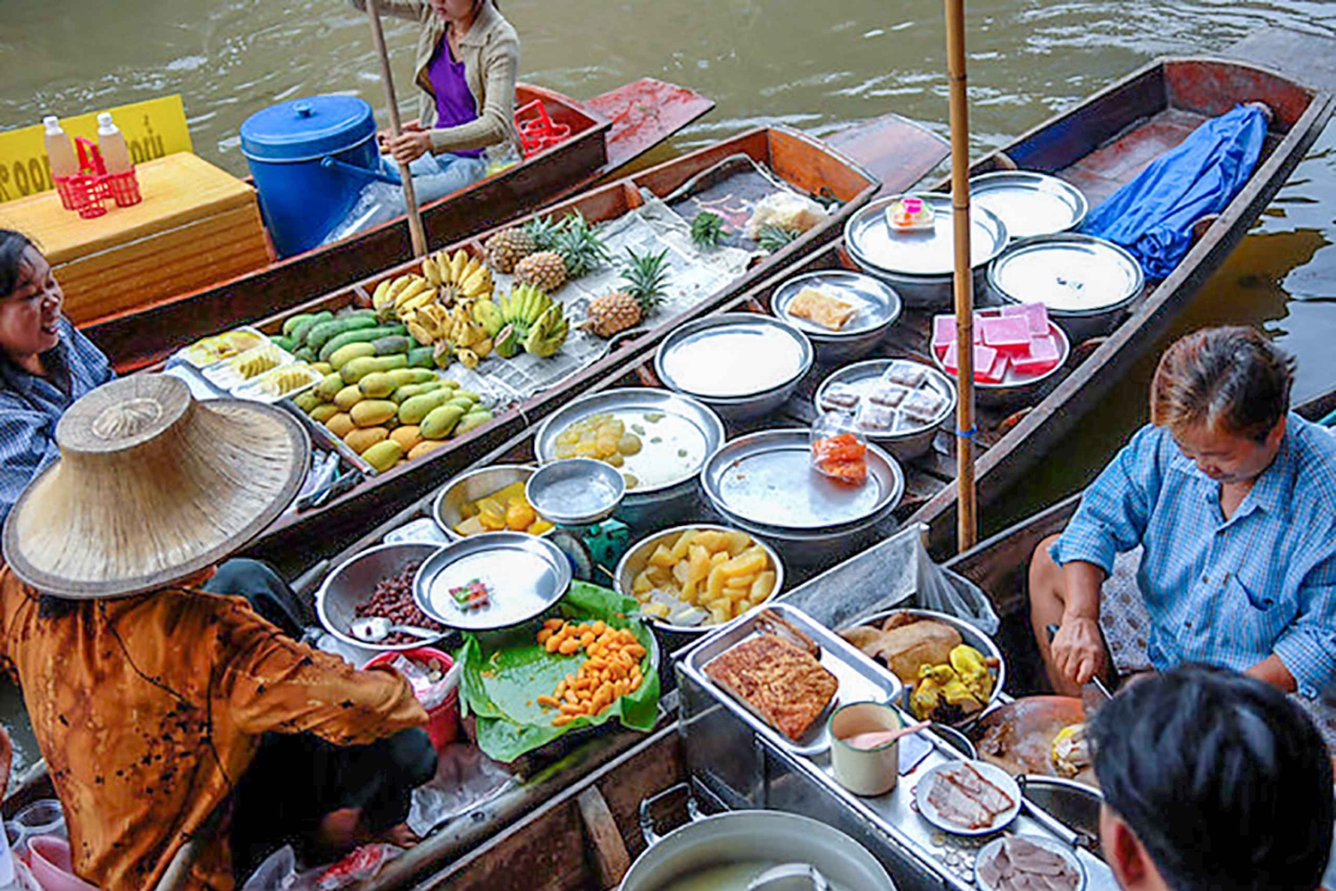 From Bangkok: Markets and Ayutthaya Tour