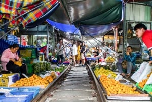 Fra Bangkok: Privat biludlejning til Maeklong Railway Market