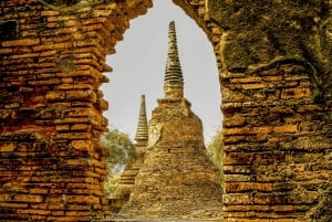 バンコク発：アユタヤの5つの寺院プライベートガイドツアー