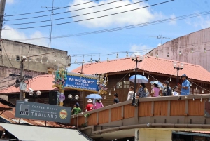 De BANGKOK: Mercado Ferroviário e Mercado Flutuante de Amphawa