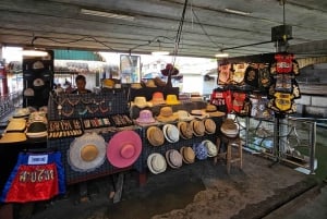 De Bangkok: Mercado flutuante de Taling Chan em um barco de teca