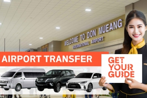 Hua Hin : Transfert privé depuis/vers l'aéroport de Don Muang (DMK).