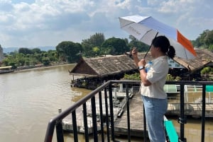 Esperienza di un giorno intero sul fiume Kwai a Kanchanaburi
