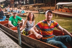 Tour del Grand Palace, del mercato galleggiante di Damnoen e del mercato di Maeklong