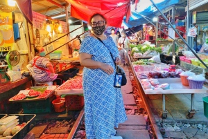 Grand Palace, Damnoens flytande marknad och Maeklongs marknad