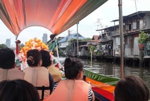 Tour privato del Grand Palace, dei templi e del canale [Lusso opzionale].