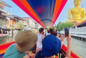 Tour privato del Grand Palace, dei templi e del canale [Lusso opzionale].