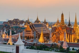 Tour privato del Grand Palace, dei templi e del canale [Lusso opzionale].
