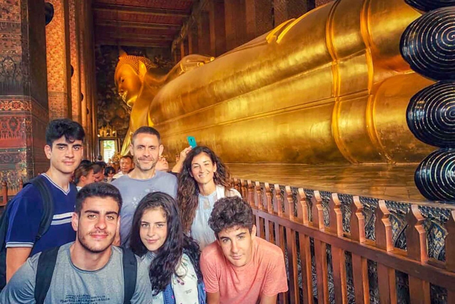 Wielki Pałac, Wat Pho i Wat Arun: wycieczka z przewodnikiem w języku hiszpańskim