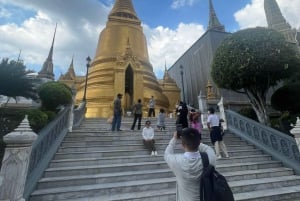 Grande palácio, Wat Pho, Wat Arun e viagem de barco (meio dia)