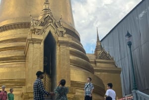 Großer Palast, Wat Pho, Wat Arun und Bootstour (halber Tag)