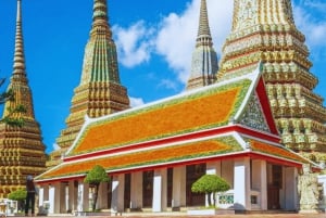 Puolen päivän Bangkokin temppelikierros ammattitaitoisen kuljettajan kanssa