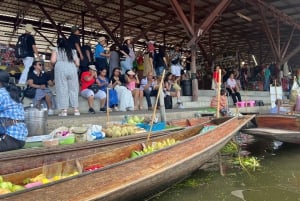 Unglaublicher Damnoen Saduak Floating Market & Railway Market