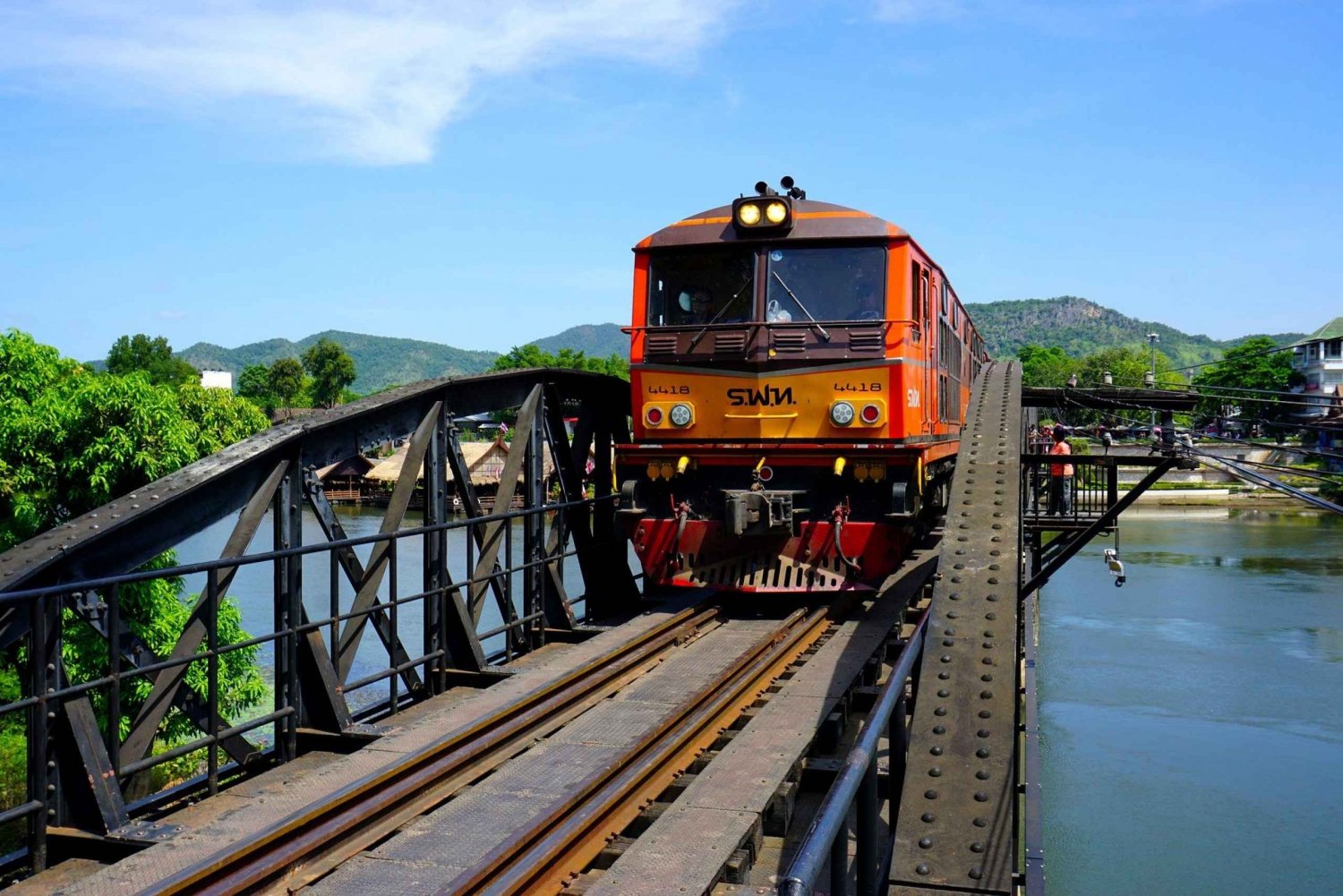 Kanchanaburi River Kwai, treintocht en hellevuur