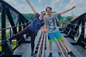 Kanchanaburi och Erawans vattenfall Dagstur från Bangkok